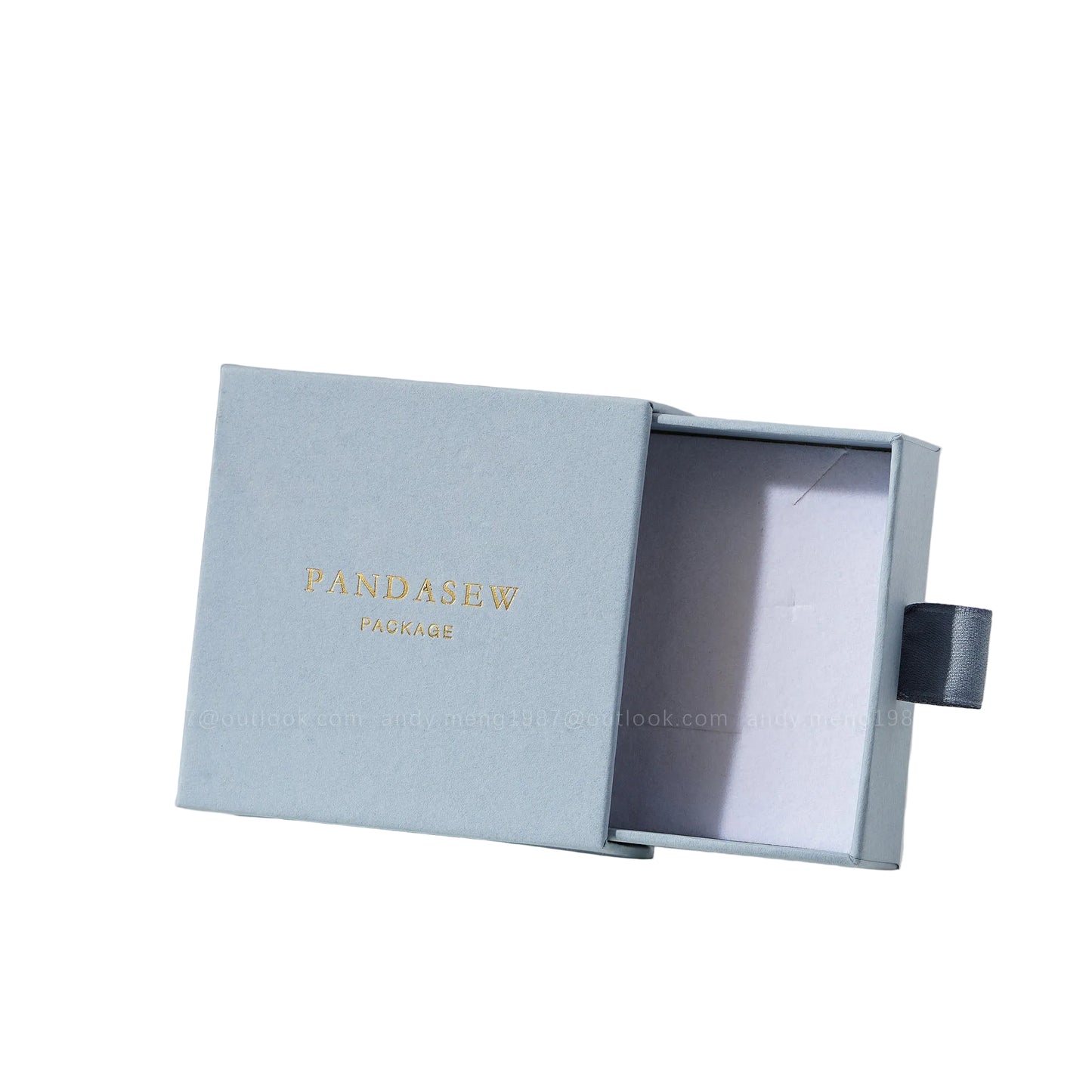 Pandasew blue jewelry box