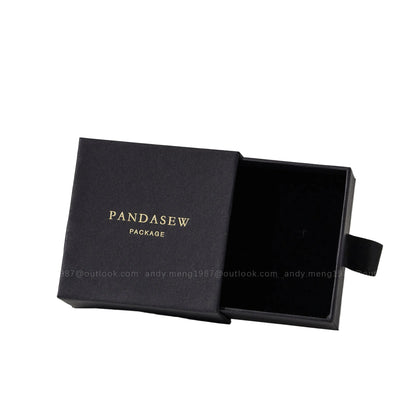 Pandasew black jewelry box