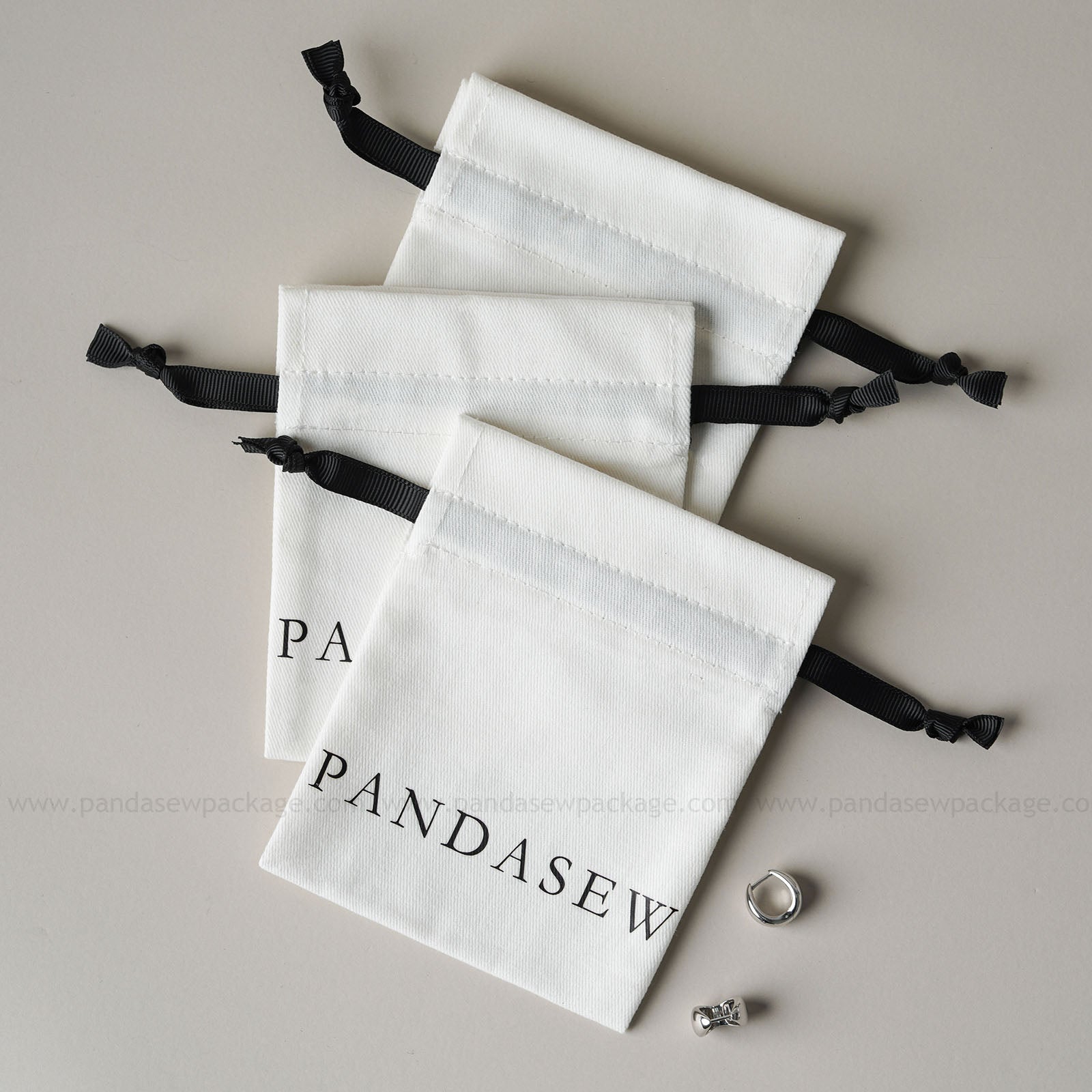 pure cotton storage bag, Eco-Friendly sunglasses drawstring pouch