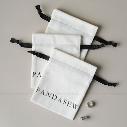 pure cotton storage bag, Eco-Friendly sunglasses drawstring pouch