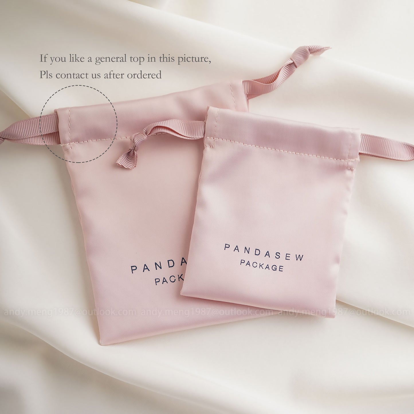 100pcs Dense silk satin bag custom jewelry pouch high quality thick and soft pouch DSD-107