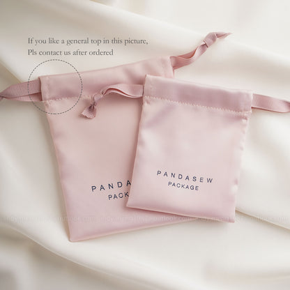100pcs Dense silk satin bag custom jewelry pouch high quality thick and soft pouch DSD-107