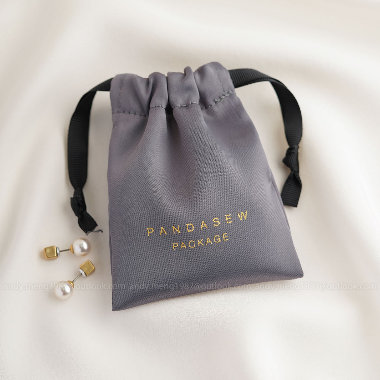 wedding flavor dense thick satin bags