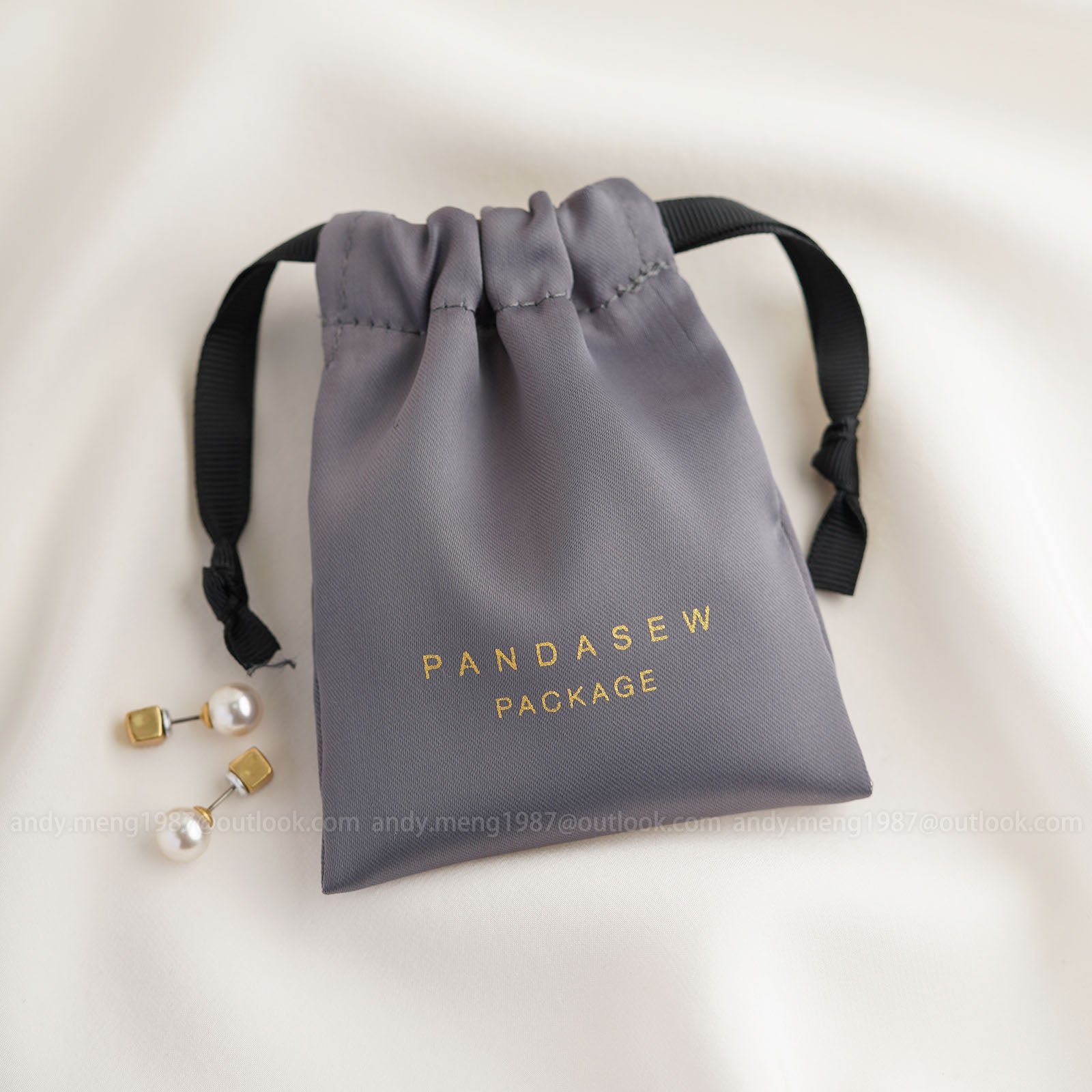 wedding flavor dense thick satin bags