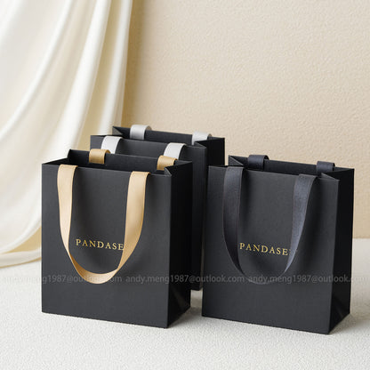 paper bags with handles, simple and classic gift bag