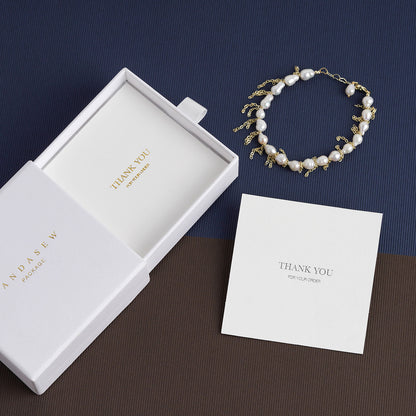 Earring card 8x8cm with custom logo, Thank you cards
