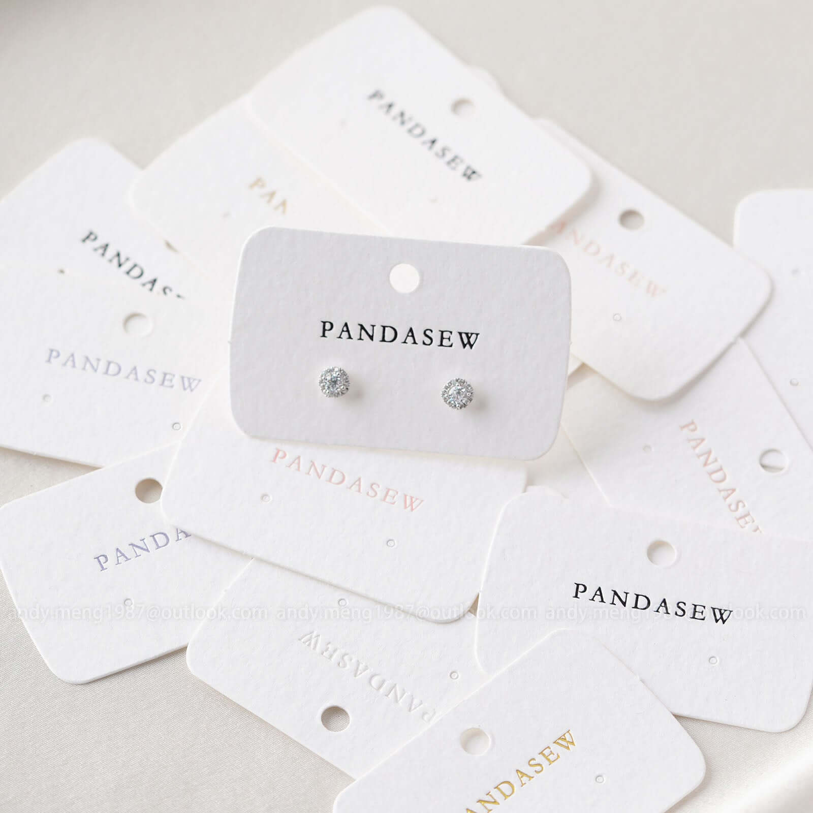 100pcs earring cards dispayer cards with personalized logo