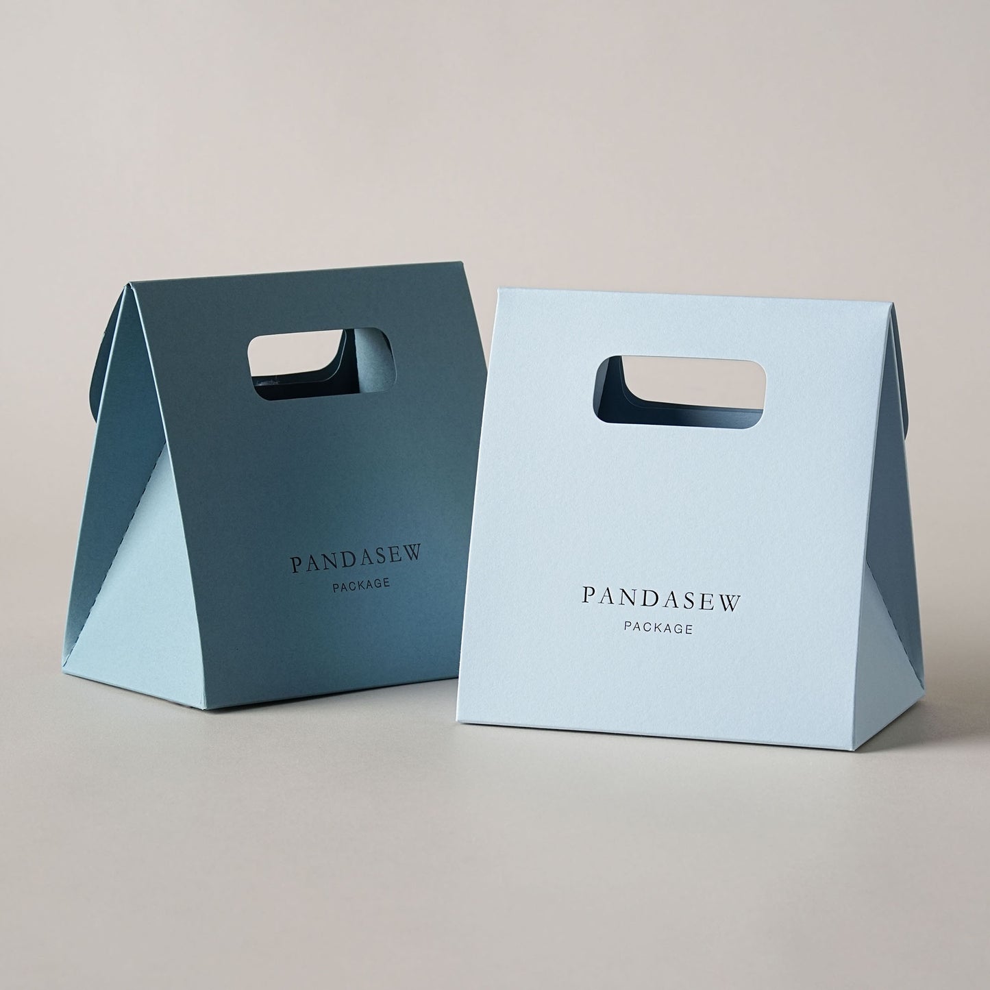 50pcs Customize Paper bag gift package bag with personalized logo wedding bag  Flat Packing STB-002