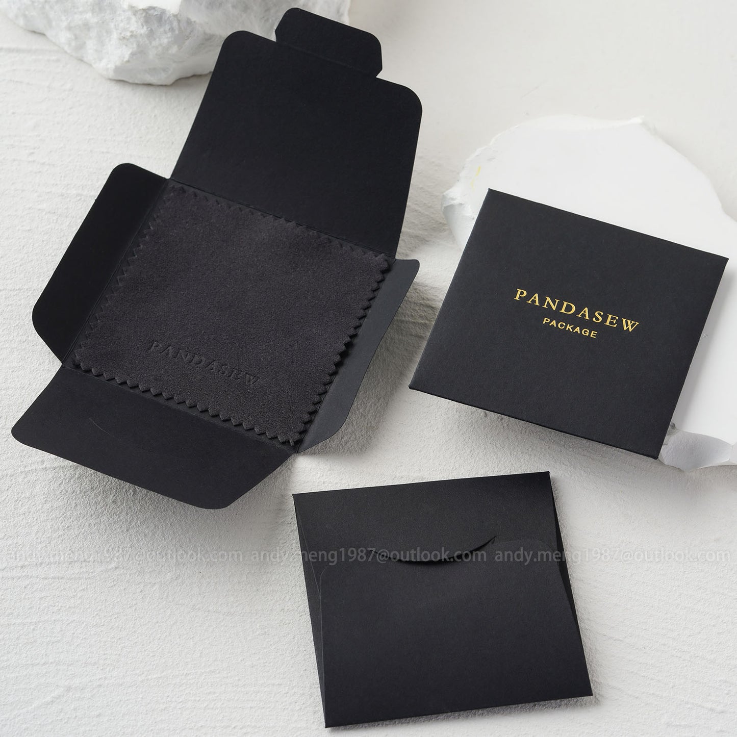 black silver polishing cloth
