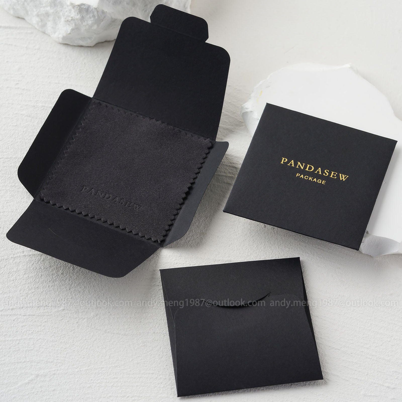 black silver polishing cloth