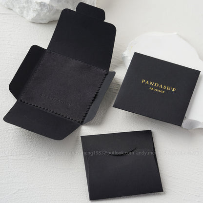 black silver polishing cloth