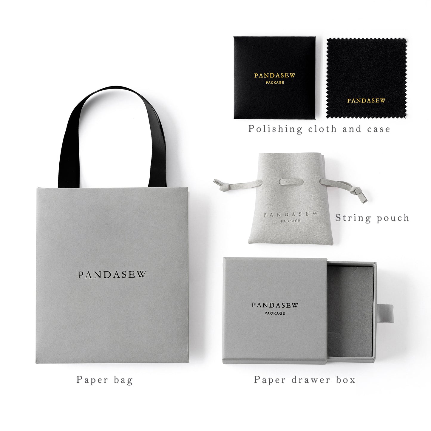deboss logo on jewelry package set