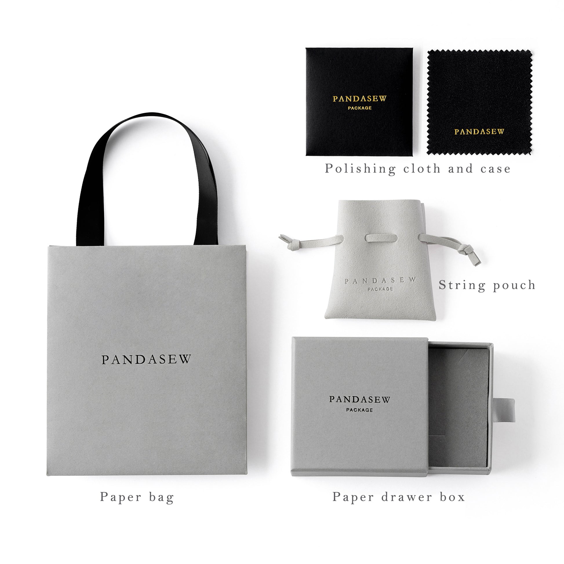 deboss logo on jewelry package set