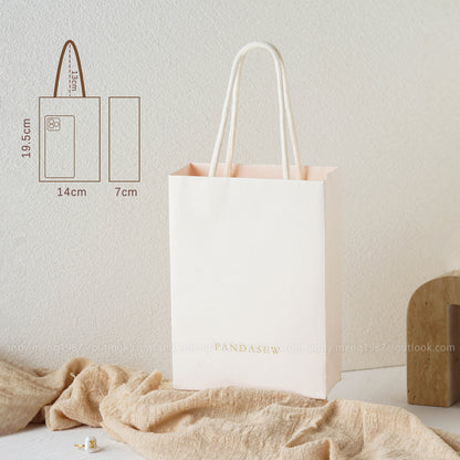 14x19cm paper bags with cotton handles