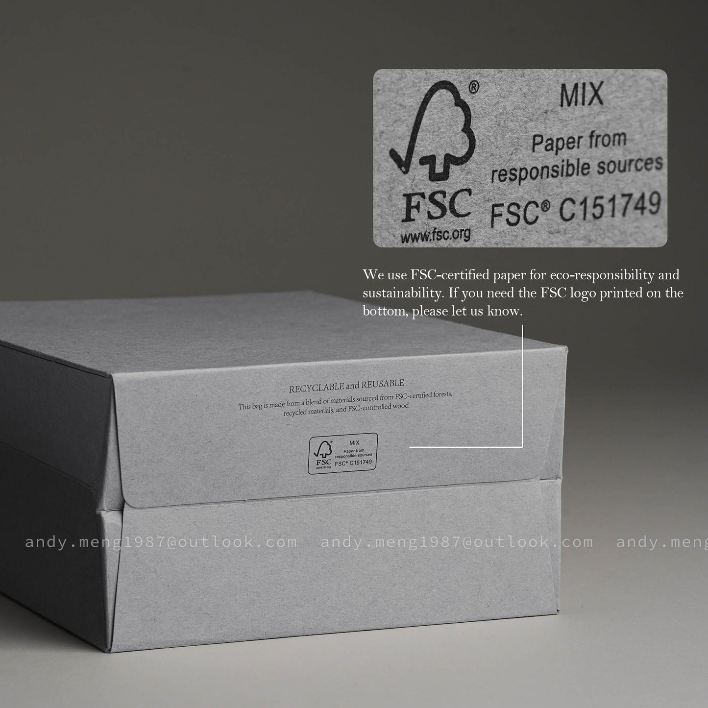 Pandasew certified paper bag