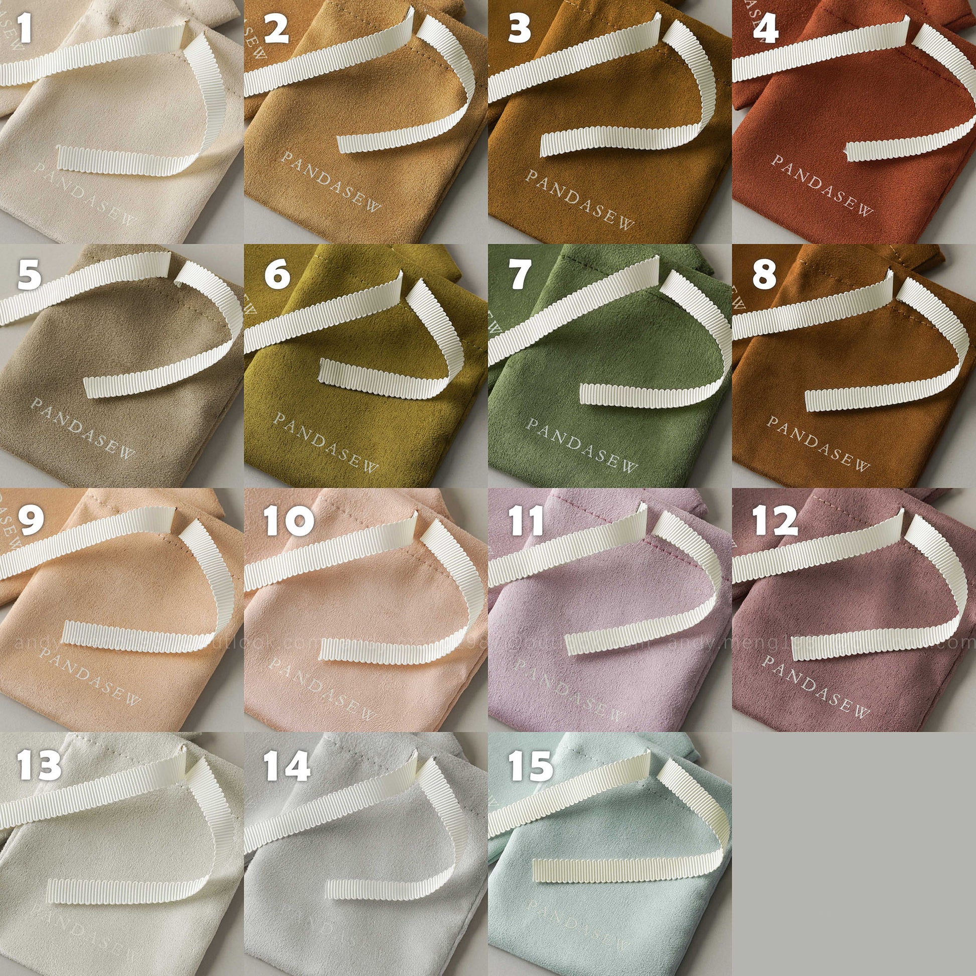 flannel package bag in 15 colors in Pandasew, the best package supplier