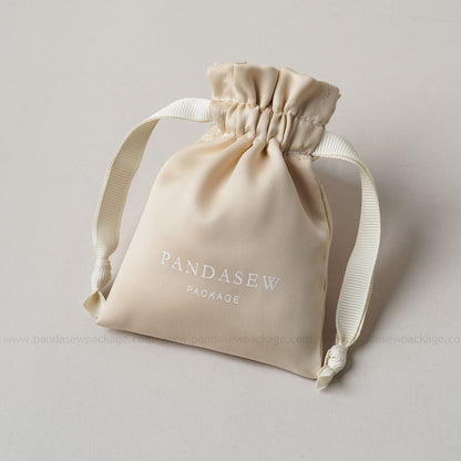 100pcs Dense silk satin bag custom jewelry pouch high quality thick and soft pouch DSD-107