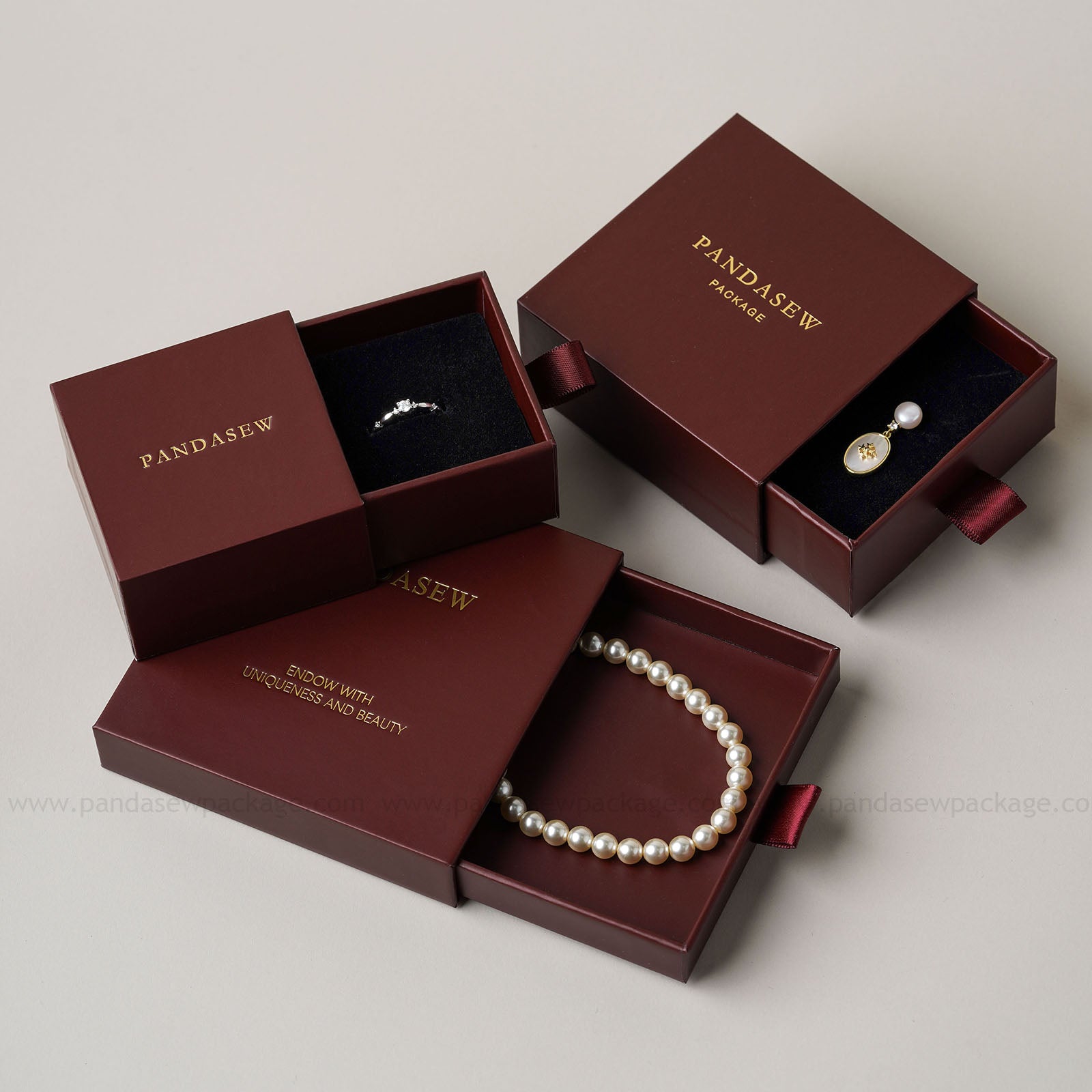 drawer box custom logo