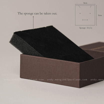 High-end texture jewelry box, with multiple-use foam inside