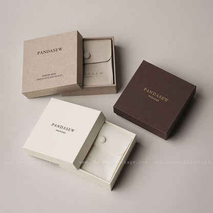 cream, coffee and kraft box