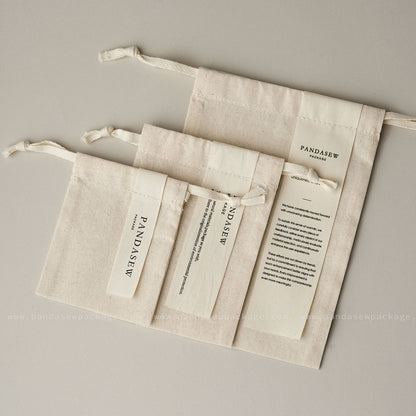 Pandasew candles bag, handmade pouch