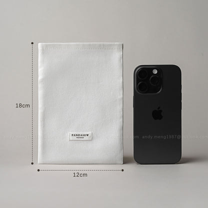 12x18cm cotton packaging pouch