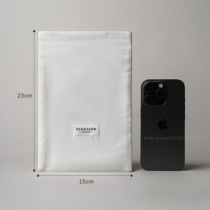 15x23cm cotton packaging pouch