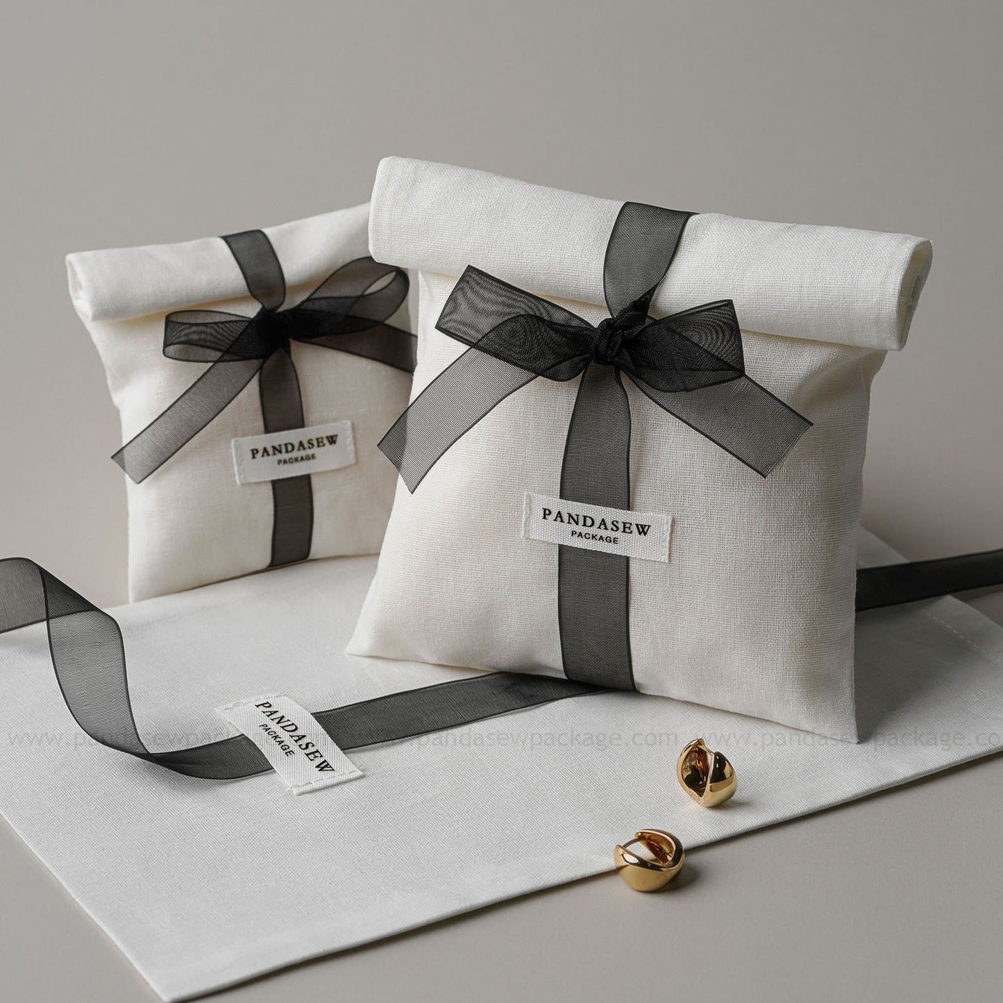 personalized cotton pouch