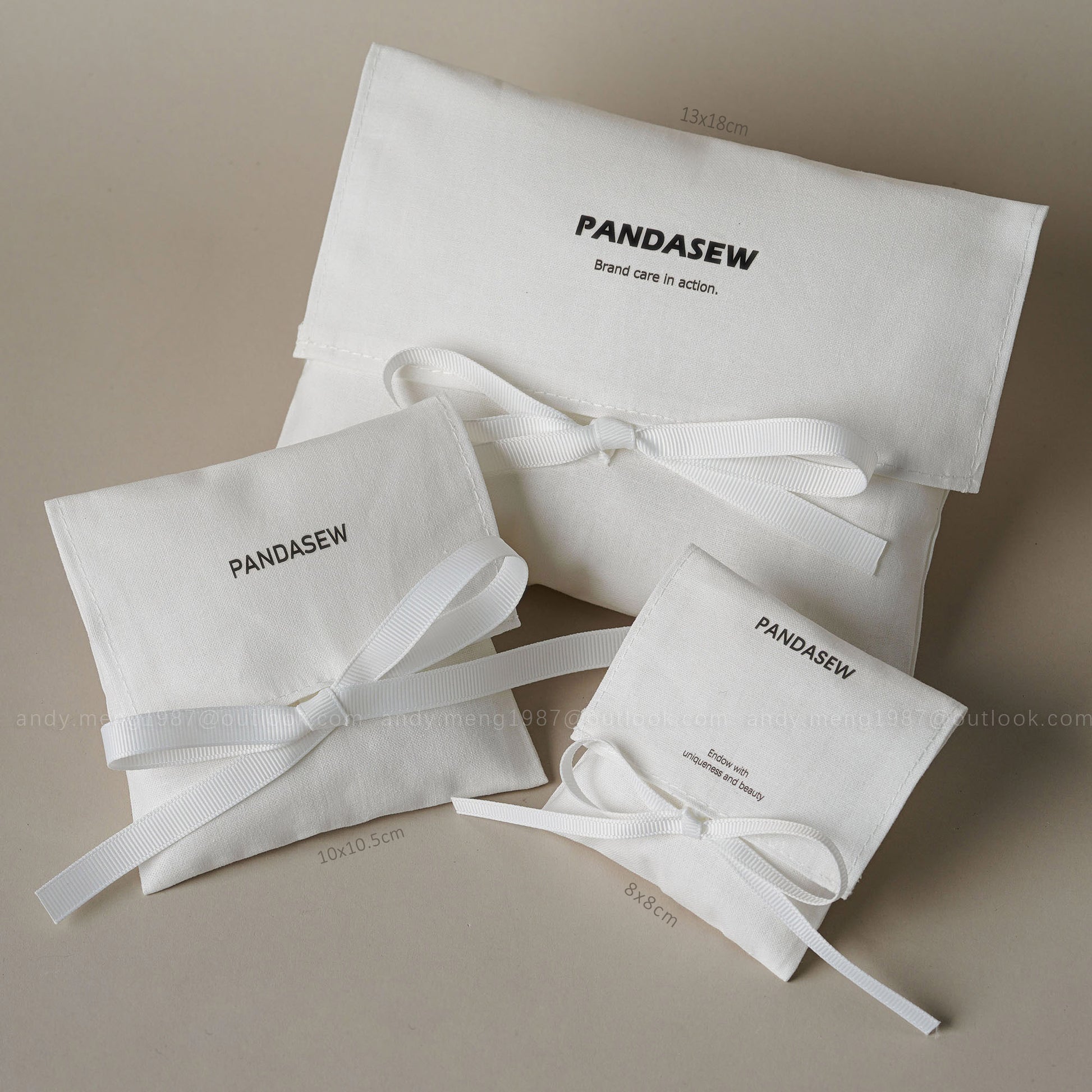 pandasew custom gift bags multi-use