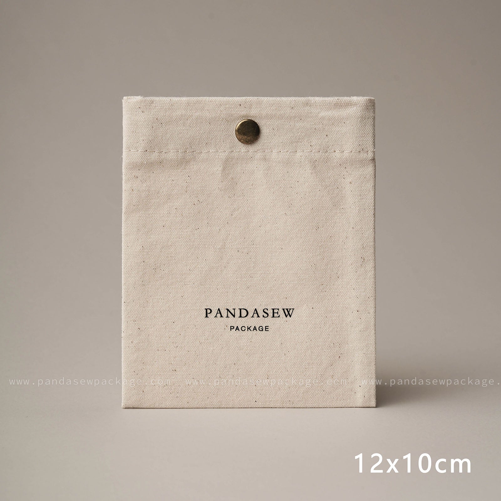 12x10cm jewelry pouch button closure