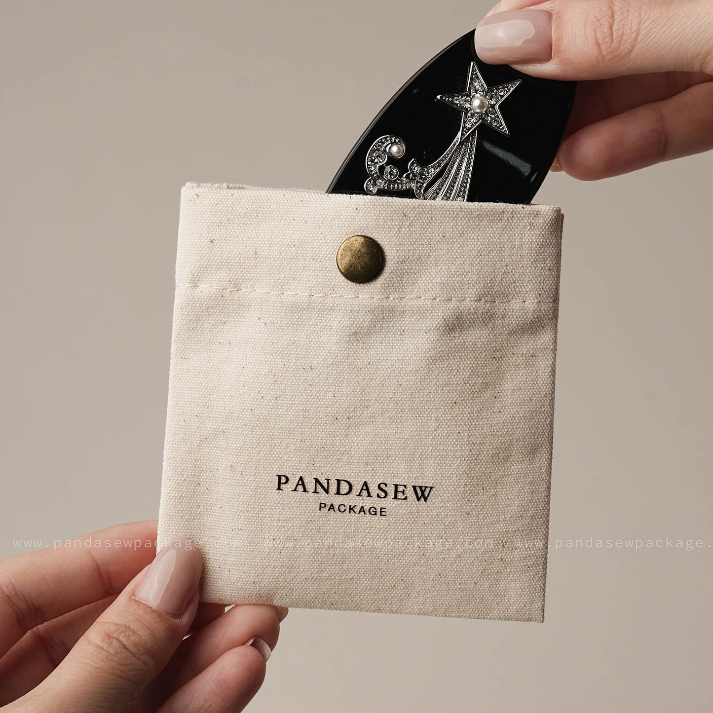 Pandasew packaging pouch snap style gift bag