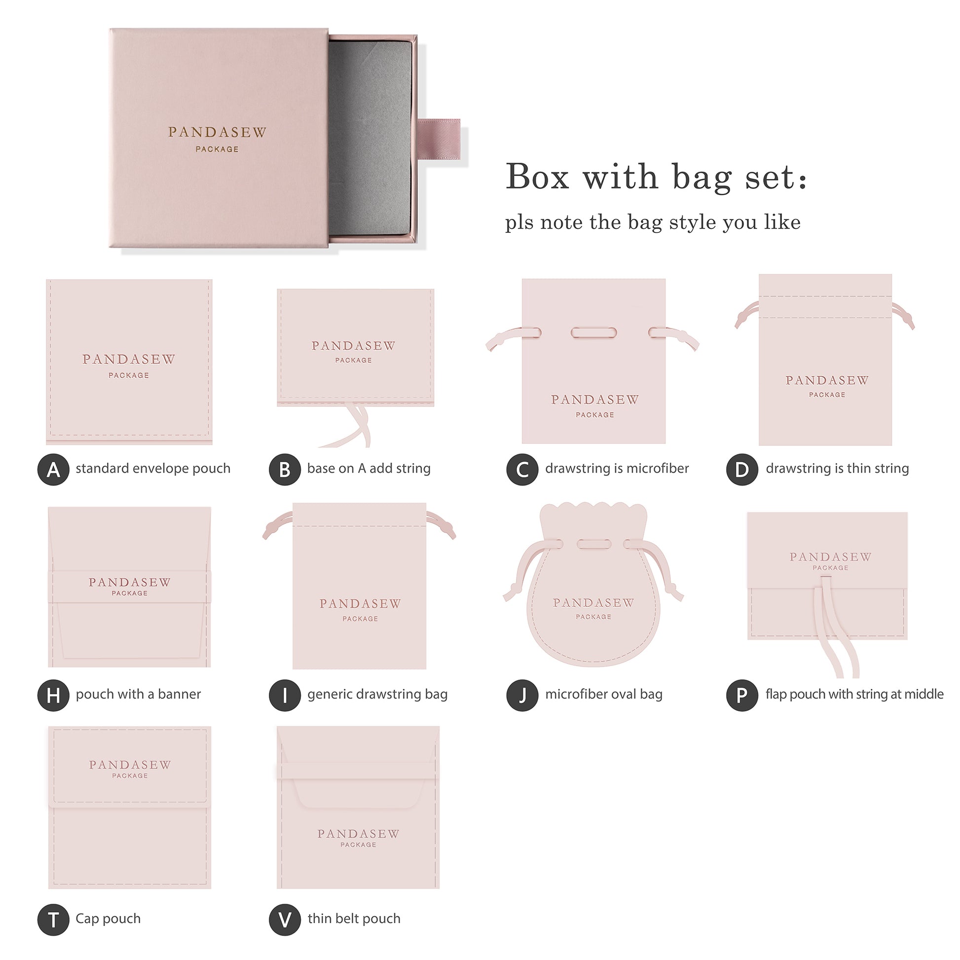 custom jewelry box with pouch set