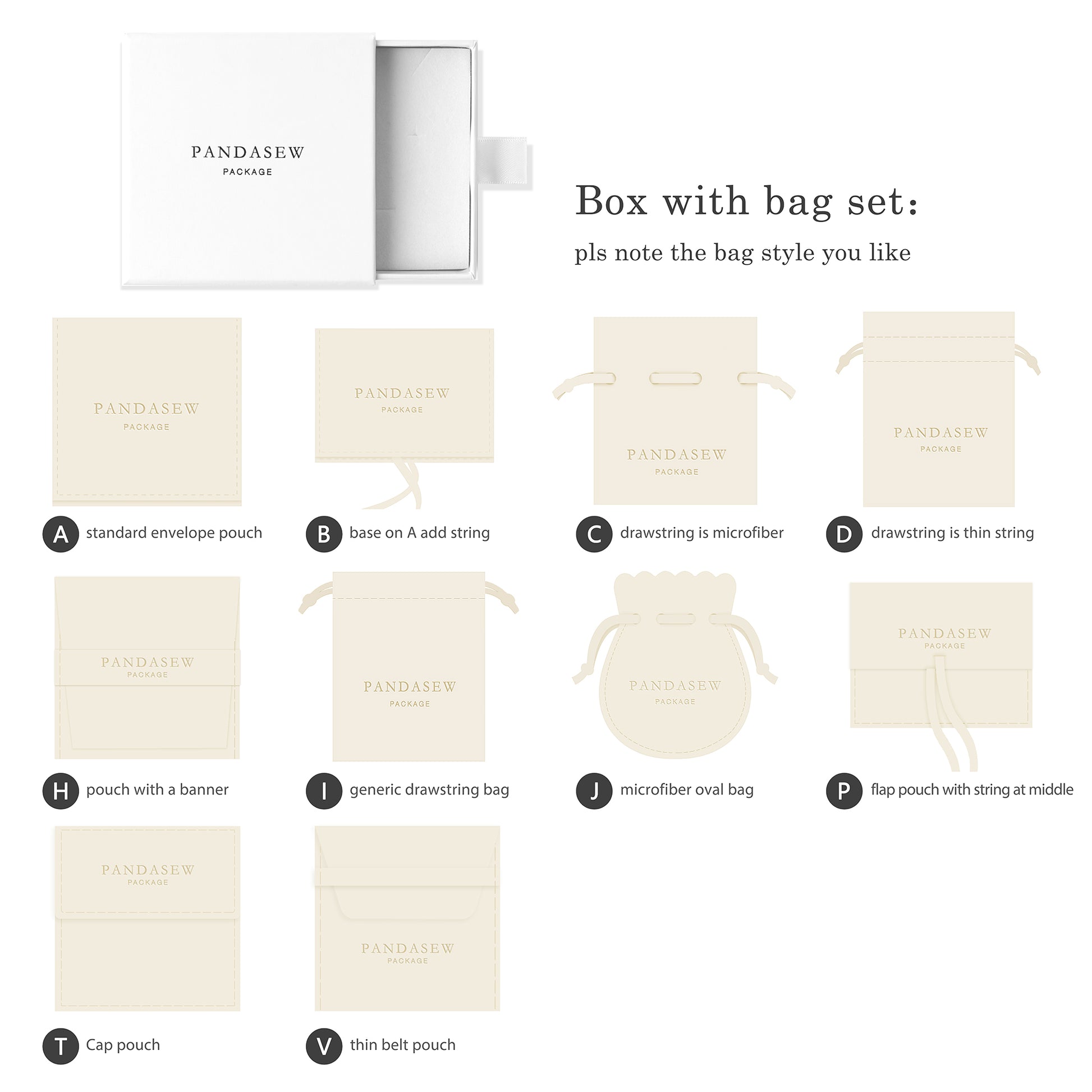 custom jewelry box with pouch set