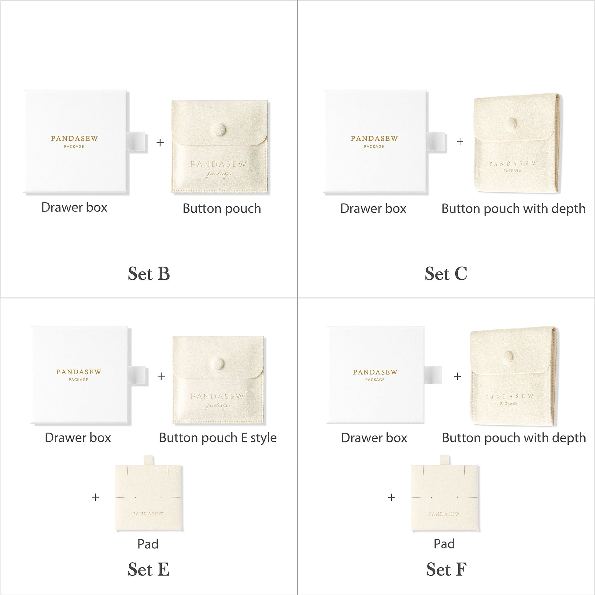 custom jewelry box with pouch set