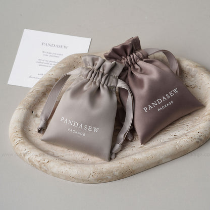 100pcs Dense silk satin bag custom jewelry pouch high quality thick and soft pouch DSD-107
