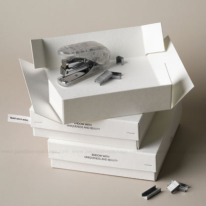100-Piece All-in-One Paper Box Set: Flat Pack Shipping + Stapler for Easy Assembly BX-151