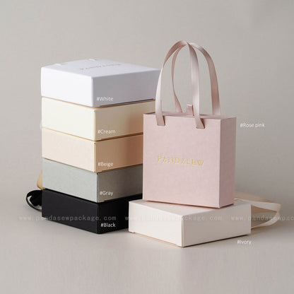 50pcs 10*10*3.5cm Jewelry Box Bracelet Box Pandasew Custom Logo Free Shipping BXt-146