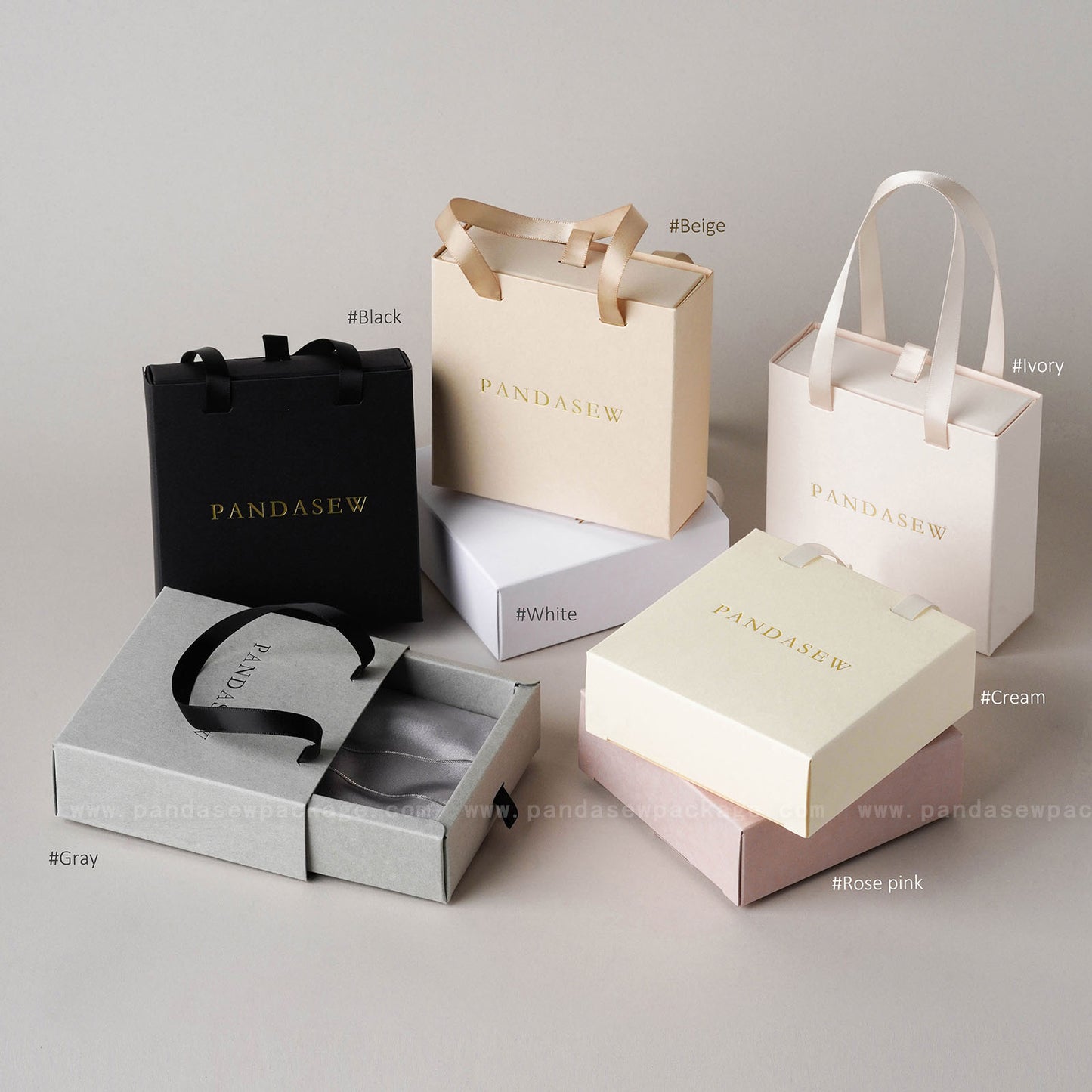 50pcs 10*10*3.5cm Jewelry Box Bracelet Box Pandasew Custom Logo Free Shipping BXt-146