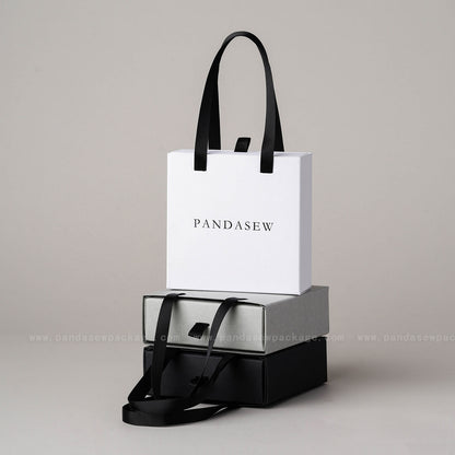 50pcs 10*10*3.5cm Jewelry Box Bracelet Box Pandasew Custom Logo Free Shipping BXt-146