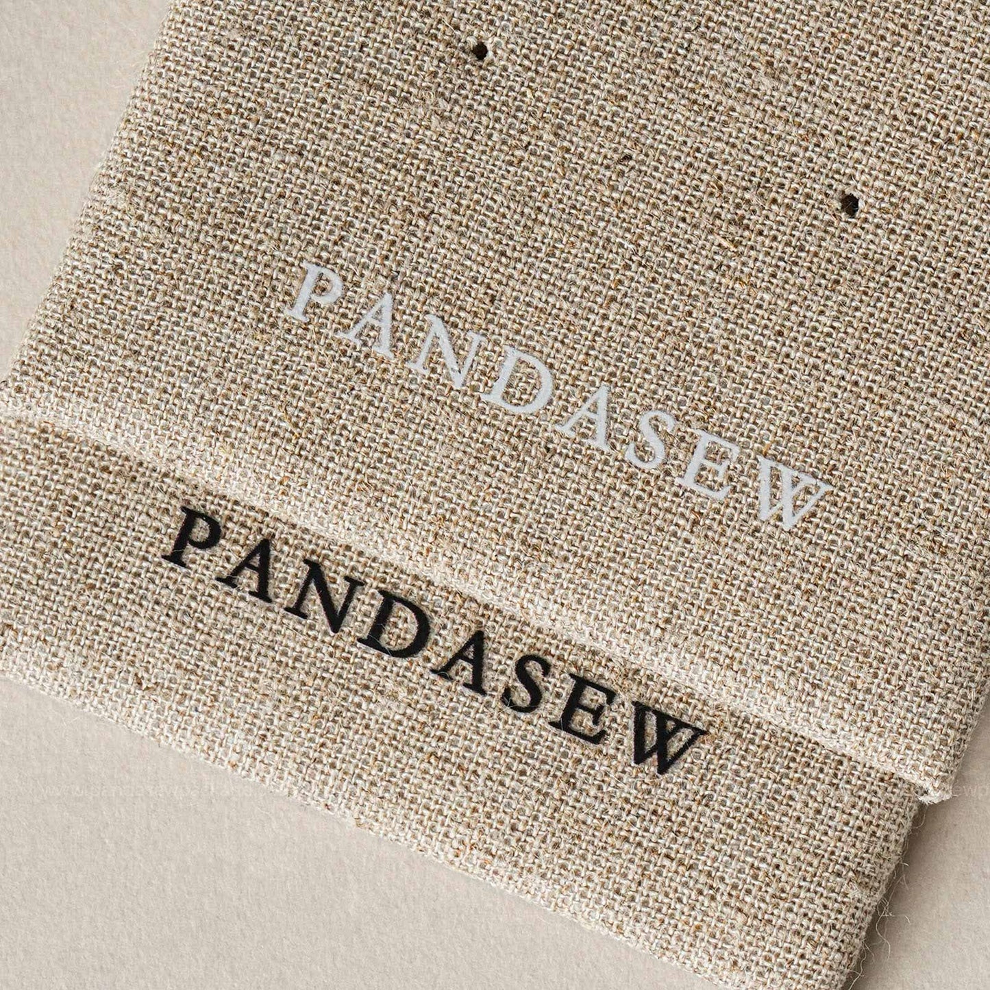 50 sets linen bags with pads set, jewellery packaging ideas custom earring necklace bracelet package ZH-155