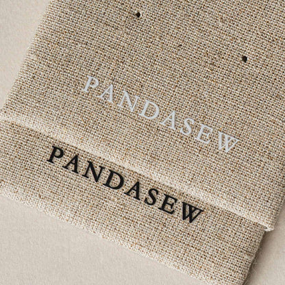 50 sets linen bags with pads set, jewellery packaging ideas custom earring necklace bracelet package ZH-155