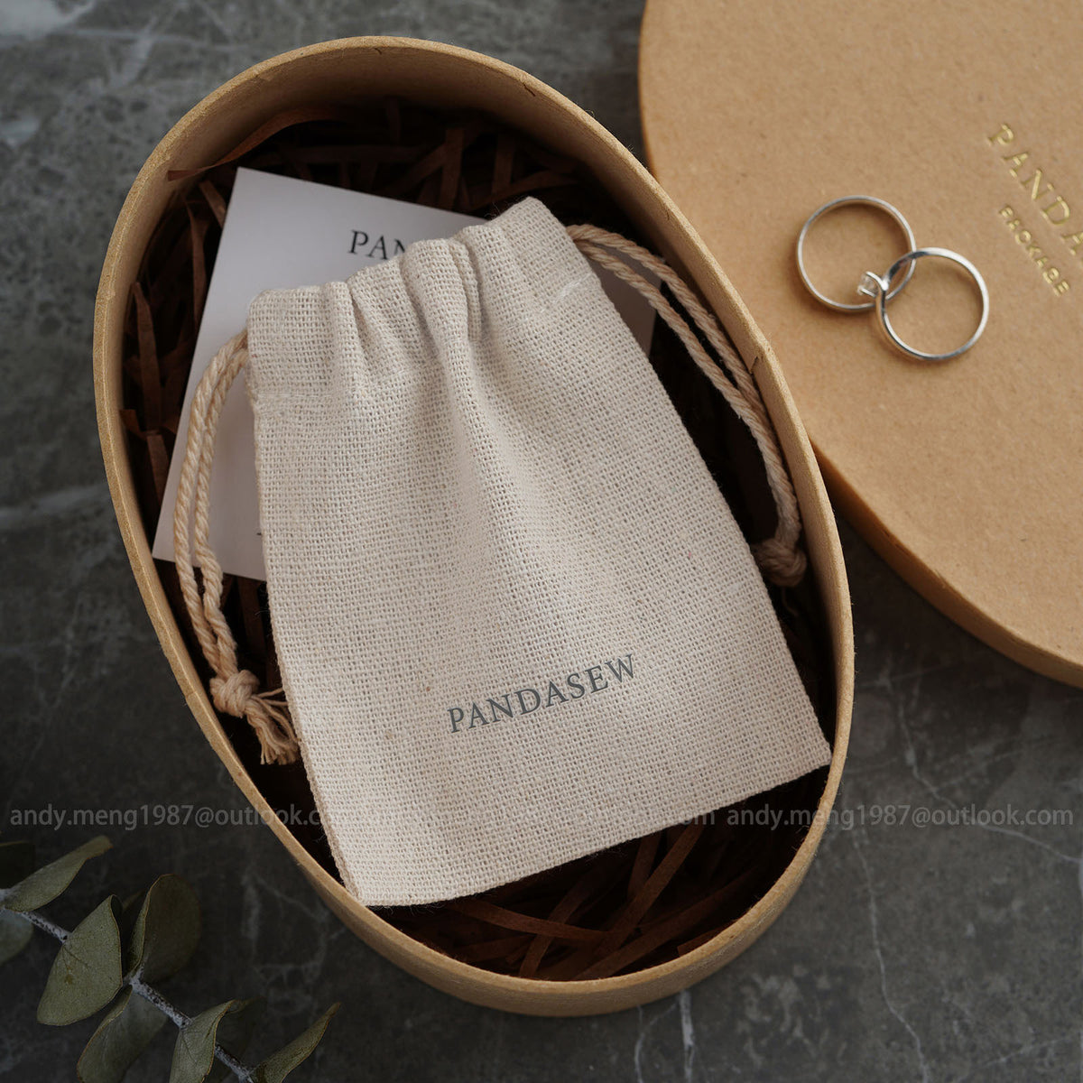 50pcs Linen Drawstring Generic Top Jewelry Package Custom Logo produce any size bag LN-110