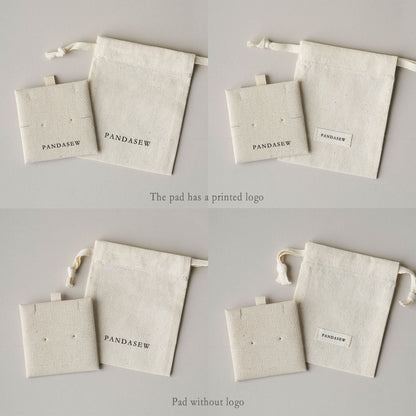 Chic Pandasew package pouch with a pad set for jewelry, multiple uses