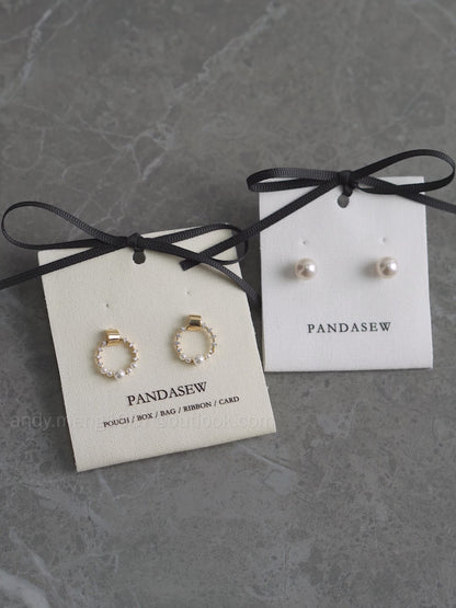 cotton package, earring display card print your own logo