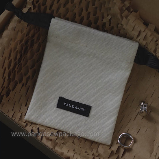 personalized white canvas bag, very thick cloth bag