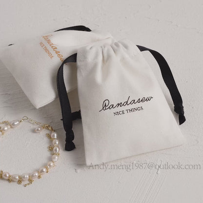 cotton canvas drawstring dust bags custom logo