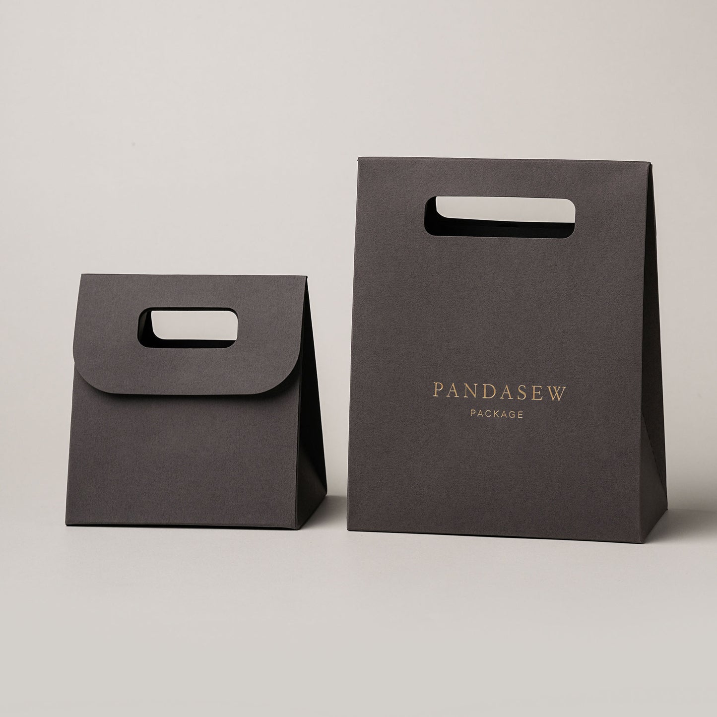 50pcs Customize Paper bag gift package bag with personalized logo wedding bag  Flat Packing STB-002