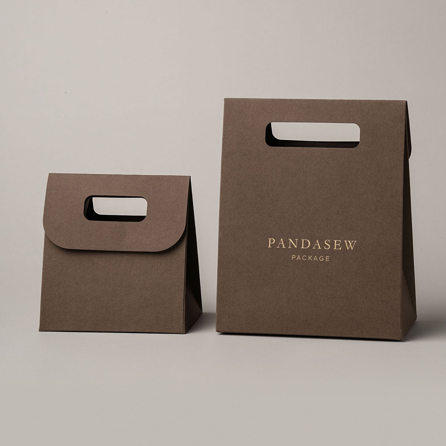 50pcs Customize Paper bag gift package bag with personalized logo wedding bag  Flat Packing STB-002