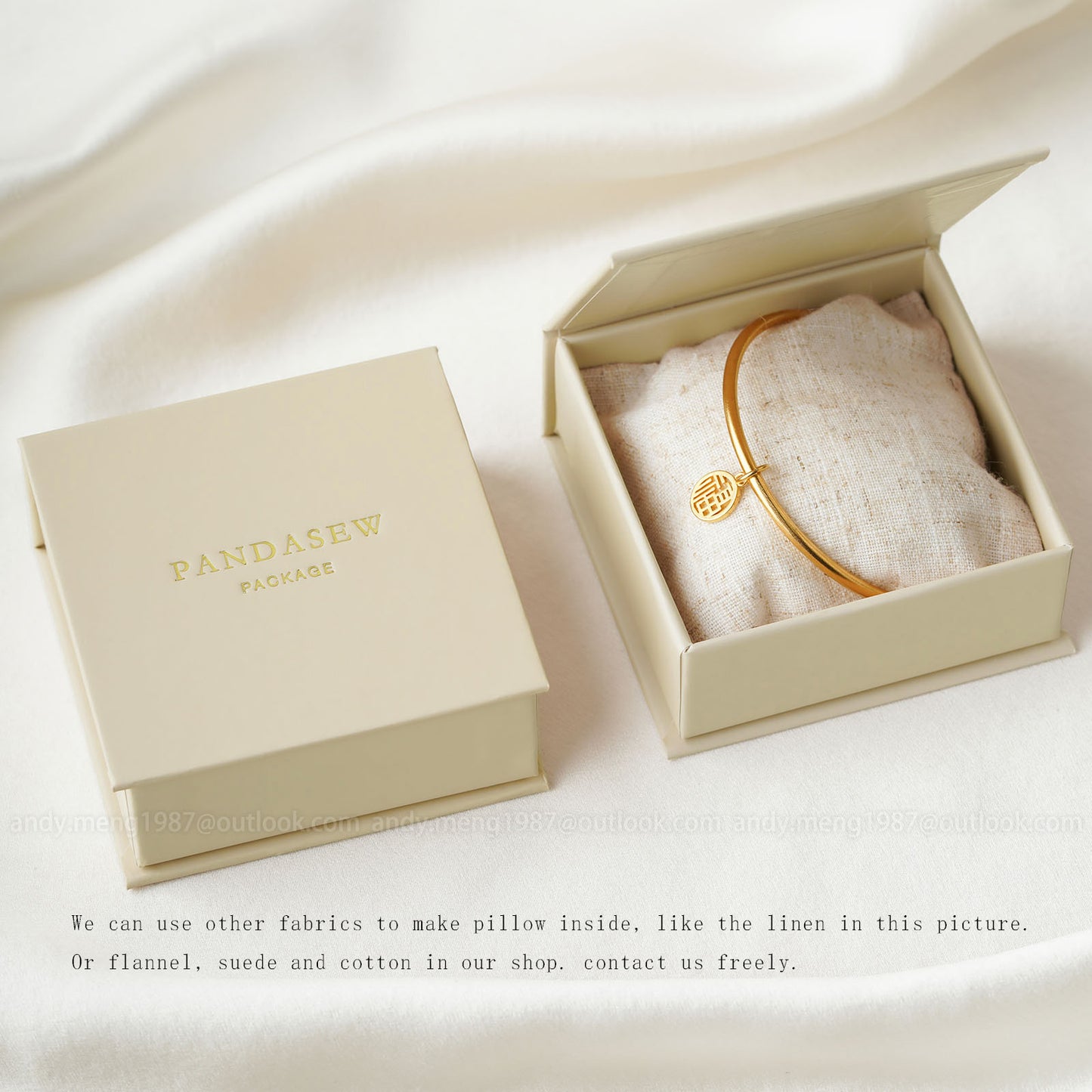 bracelet jewelry box wheat box custom logo