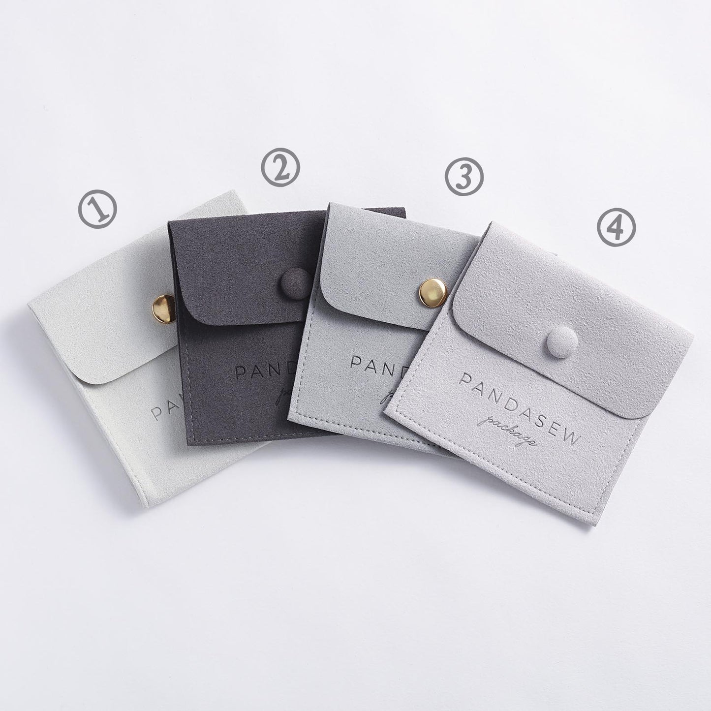 gray colors for style E button pouches